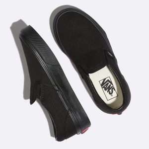 Vans Erkek Çocuk Kaykay Ayakkabısı Slip-On Siyah | 14697-219